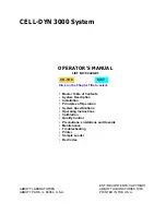 Abbott CELL-DYN 3000 Operator'S Manual предпросмотр