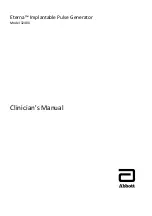 Abbott Eterna 32400 Clinician Manual preview