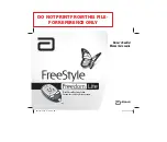 Abbott FreeStyle Freedom Lite Owner'S Booklet preview