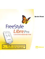 Предварительный просмотр 1 страницы Abbott FreeStyle LibrePro Operator'S Manual