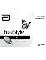 Abbott FreeStyle Lite Owner'S Booklet preview