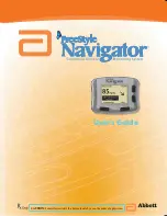 Предварительный просмотр 1 страницы Abbott FreeStyle Navigator User Manual