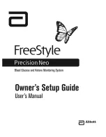 Предварительный просмотр 1 страницы Abbott FreeStyle Precision Neo Owner'S Manual