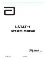 Preview for 1 page of Abbott i-STAT 1 System Manual