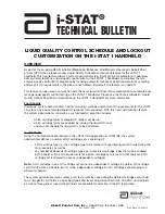Preview for 115 page of Abbott i-STAT 1 System Manual