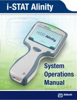 Preview for 1 page of Abbott i-STAT Alinity Operation Manual