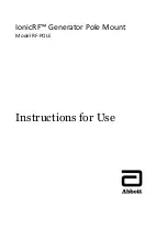 Preview for 1 page of Abbott IonicRF Instructions For Use Manual