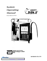Предварительный просмотр 1 страницы Abbott PLUM A + System Operating Manual