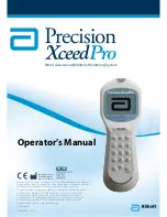 Abbott Precision Xceed Pro Operator'S Manual предпросмотр