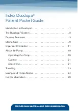 Preview for 2 page of AbbVie Duodopa Patient Pocket Manual