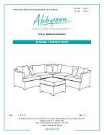 Preview for 1 page of Abbyson 2127579 Assembly Instructions Manual