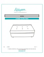 Preview for 1 page of Abbyson AD-1062-4 Assembly Instructions Manual