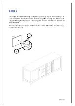 Preview for 7 page of Abbyson Alix 72 In. Media Console Assembly Instructions & User Manual