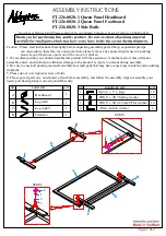 Abbyson FT-226-0020-1 Assembly Instructions предпросмотр