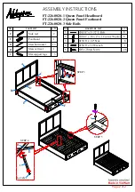 Предварительный просмотр 2 страницы Abbyson FT-226-0020-1 Assembly Instructions