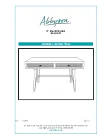 Abbyson MD-V214288 Assembly Instructions Manual preview