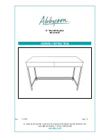 Abbyson MD-V214290 Assembly Instructions Manual preview