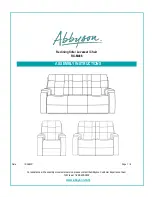 Abbyson RX-M466 Assembly Instructions Manual preview