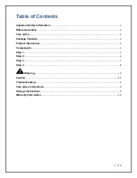 Preview for 2 page of Abbyson SHF-12455 Assembly Instructions & User Manual