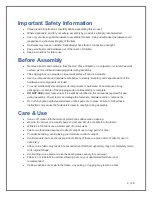 Preview for 3 page of Abbyson SHF-12455 Assembly Instructions & User Manual