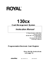 Предварительный просмотр 108 страницы ABC Office ROYAL 110CX Owner'S Manual