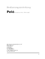 Preview for 3 page of ABC-Products Pele Instruction Manual