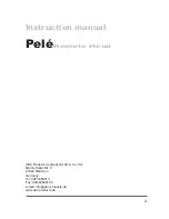 Preview for 23 page of ABC-Products Pele Instruction Manual