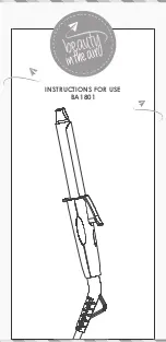 abc beauty in the air BA1801 Instructions For Use Manual предпросмотр