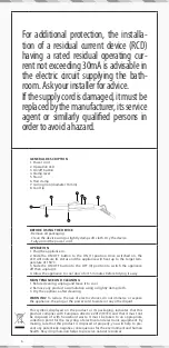 Preview for 6 page of abc beauty in the air BA1801 Instructions For Use Manual