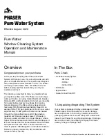 Предварительный просмотр 1 страницы abc PHASER Operation And Maintenance Manual