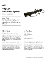 abc Solo Operation And Maintenance Manual preview