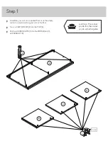 Preview for 7 page of abc Wall-mounted Bookcase With Door Instruction Booklet