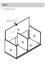 Предварительный просмотр 9 страницы abc Wall-mounted Bookcase With Door Instruction Booklet