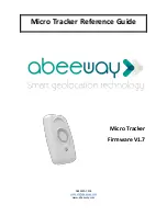 Abeeway Micro Tracker Reference Manual preview