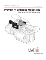 AbelCine ProVFM Owner'S Manual preview