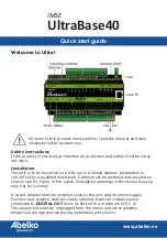 Abelko IMSE UltraBase40 Quick Start Manual preview