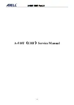 Abell A-510T Service Manual preview