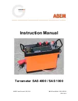 abem Terrameter SAS 1000 Instruction Manual preview