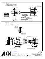 Предварительный просмотр 2 страницы ABH 6100 Series Installation Instructions