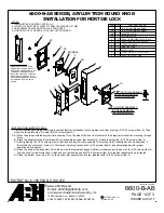 Preview for 1 page of ABH 6600-B-AB Series Installation