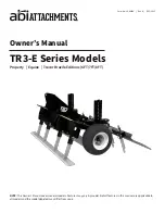 ABI Attachments TR3-E Series Owner'S Manual предпросмотр