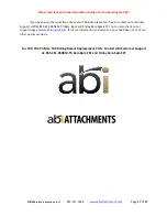 Preview for 17 page of ABI Attachments TR310 Setup Manual