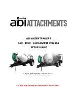 Предварительный просмотр 1 страницы ABI Attachments WW1000FLABI Setup Manual