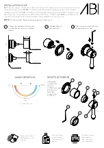 Предварительный просмотр 2 страницы ABI INTERIORS KINGSLEY MINIMAL HANDLE KIT 14014 Installation Manual