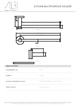 abi ELYSIAN MULTIPURPOSE HOLDER Installation Manual preview