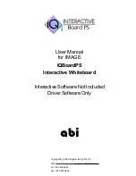 abi IMAGE IQBoardPS User Manual preview