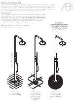 Предварительный просмотр 2 страницы abi SOLA OUTDOOR SHOWER SET Installation Manual