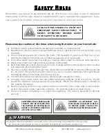 Preview for 2 page of abi Workman Owner'S Manual & Assembly Instructions