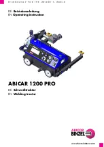 Abicor Binzel ABICAR 1200 PRO Operating	 Instruction preview
