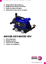 Abicor Binzel ABICAR ADVANCED 42V Original Operating Instructions preview